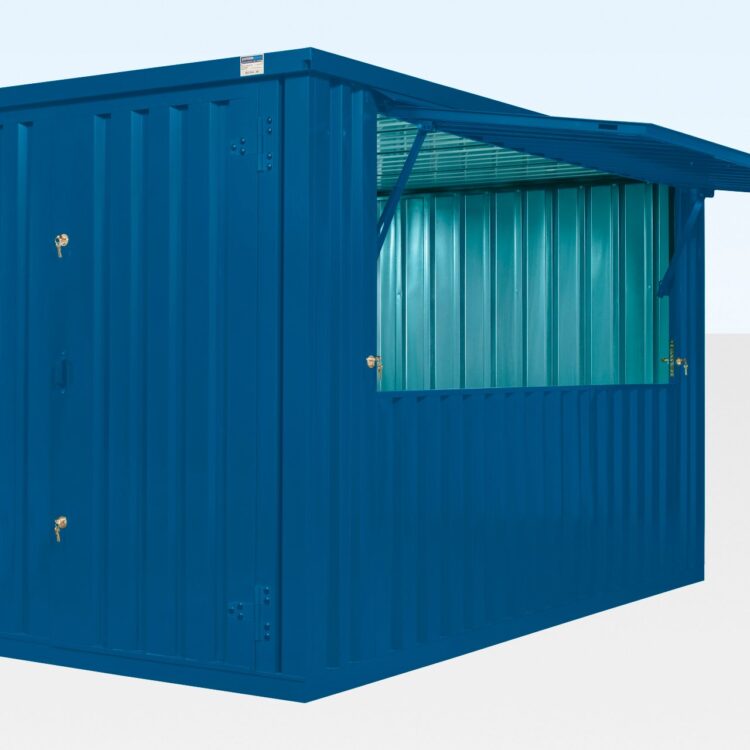 4M XL FLAT PACK KIOSK – CUSTOM COLOUR