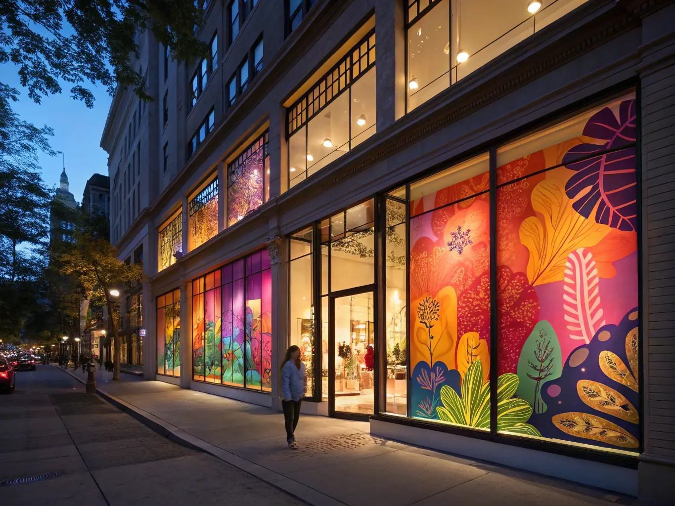 A container transformed into a pop-up retail store, demonstrating retail solutions.