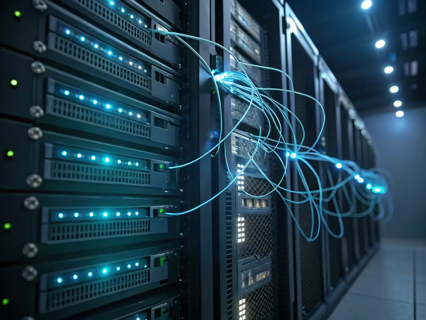 Containers modified for use as data centers, highlighting technology solutions.