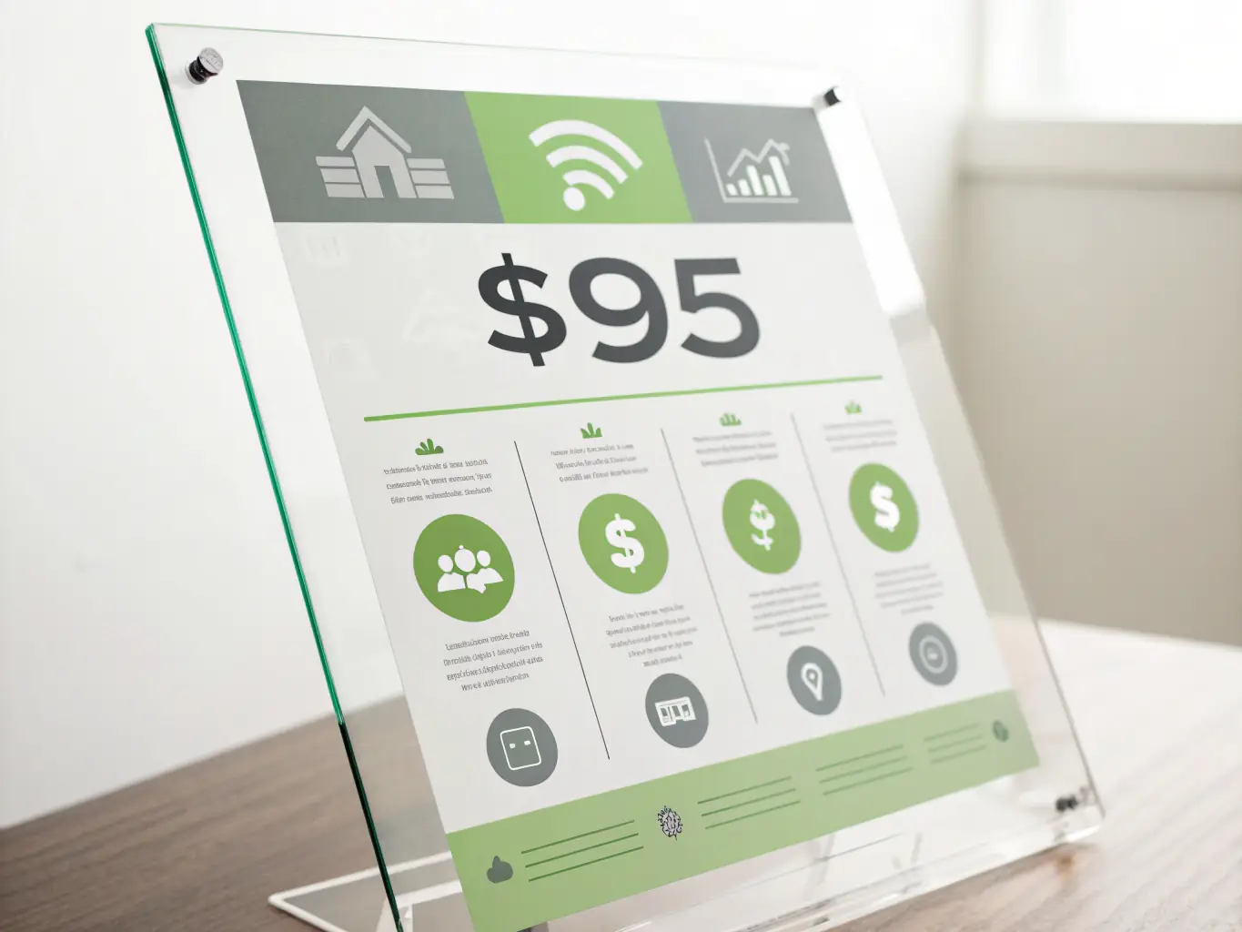 A transparent pricing chart comparing leasing costs over different durations for shipping containers.