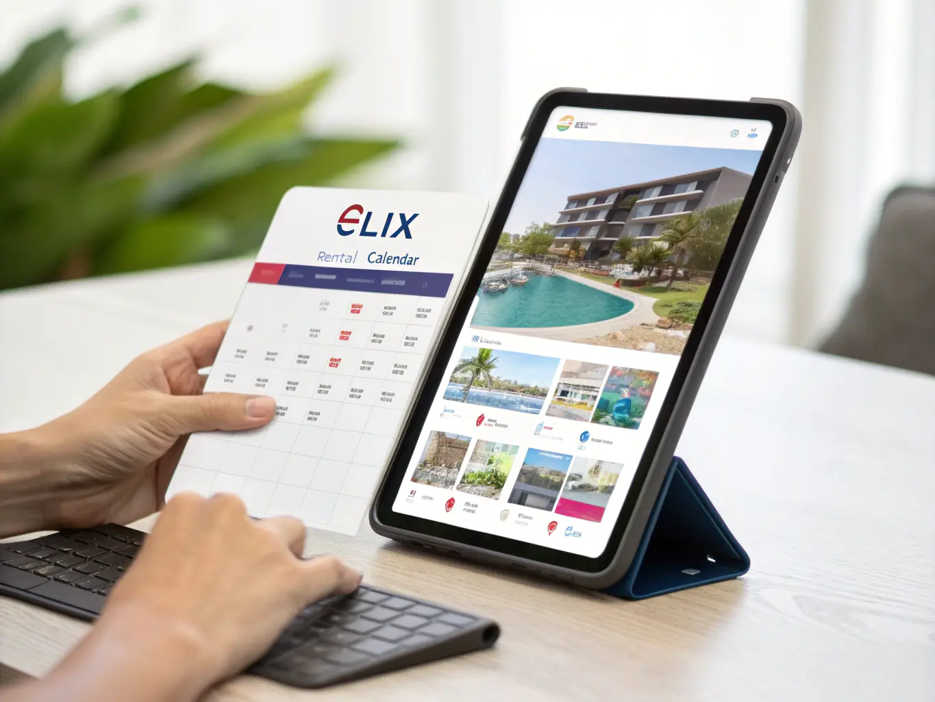 A digital illustration of a calendar highlighting flexible lease terms for shipping containers.